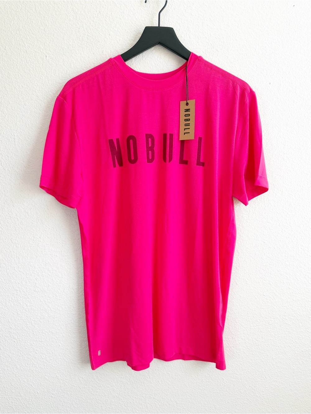 NWT NOBULL Ultra Soft Workout Tee Pink Men’s Size Large